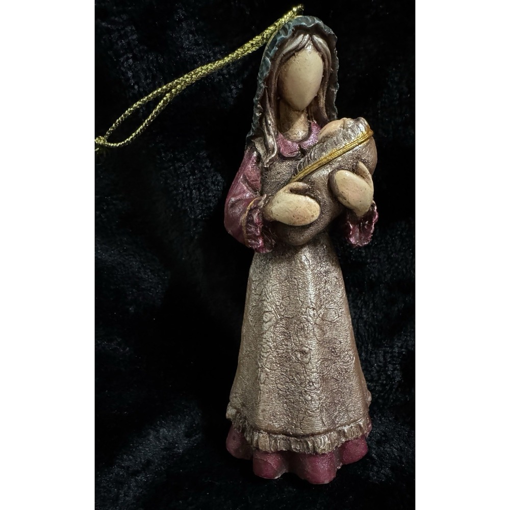 Mother Mary‎ And Baby Jesus Christmas Ornament Vintage 2007